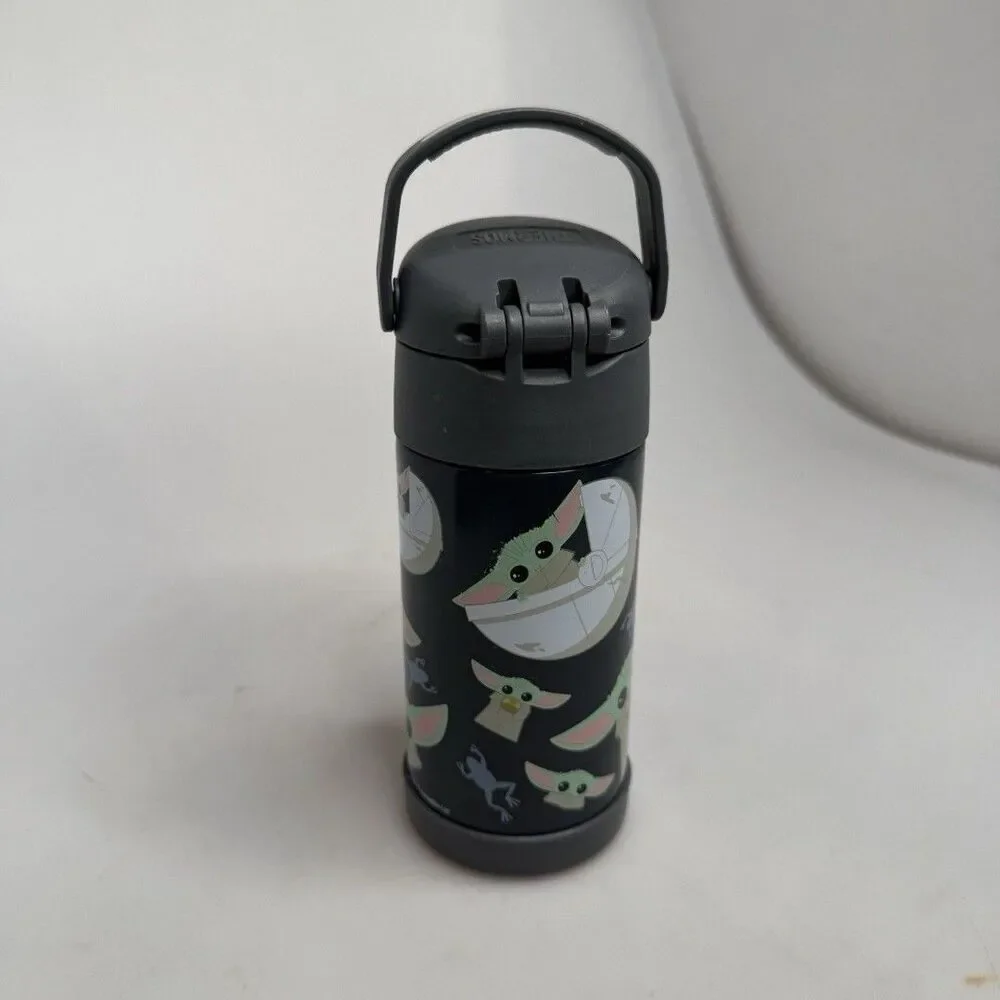 Thermos Kids 10 oz Grogu Baby Yoda Bottle Flip Top Star Wars Handle BPA Free